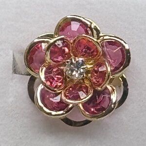 Fashion Jewelry Pink Flower Statement Ring - Expandable Band - NWOT